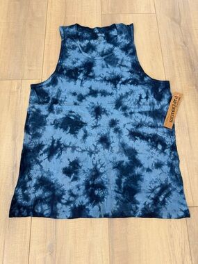Paperbacks Blue Tie-Dye Tank